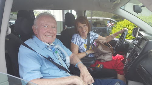 Dave and Marie from Cape Cod in their new BraunAbility Wheelchair Van